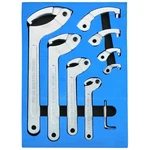 8PCS Adjustable Pin Spanner Tool Set, C-shape Hook Wrenches With C.... Fixed Price $47.67.