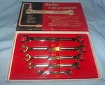 Vintage Snap On Pc Flare Nut Wrenches W/box RXH-605S 1/2 13/16. Fixed Price $220.00.