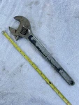 Vintage Craftsman 15 /380MM Adjustable Wrench 9-44662 Forged Usa. Fixed Price $49.99.