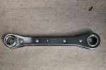 Armstrong Ratcheting Box End Wrench Like New, 27-594 1/2" 9/16", 12 Pt. Usa. Fixed Price $8.50.