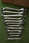 12 X Britool A/f Ring Spanners As Listed Below. Fixed Price $40.23.