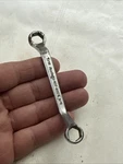 Vintage New Britain 3/8 7/16 Stubby Deep Offset Box Wrench NDF-300H Pt. Fixed Price $9.00.