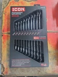 Icon WRAM-10 Professional Metric Ratcheting Wrench Set 64840 New Free Shipping. Fixed Price $129.88.