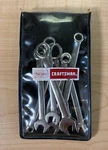 Vtg Sears Craftsman Combination Ignition Wrench Set 9-43441 Sae 10 Piece Usa. Fixed Price $24.95.
