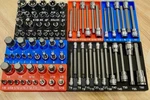 Quinn Master Bit Socket Organizer Fits Harbor Freight 87PC Set #70347. Fixed Price $45.00.