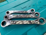 3 Pc Craftsman 12 Point Ratcheting Offset Box Wrechs Made Usa.. Fixed Price $65.99.