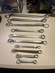 Assorted Double Box Offset Wrenches Lot 10 Various Brands Sizes. Fixed Price $30.00.
