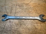 Vintage Powr Kraft Forged Steel Open End Wrench; 1/2" X 9/16" Made Usa !. Fixed Price $5.39.