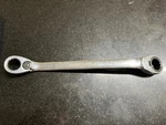 Blue 16-17 Mm 12-POINT Metric 25 Offset Reversible Ratcheting Box Wrench. Fixed Price $56.80.