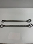 2- Bonney 2809 15/16" 7/8" 3/4 Offset Box End Wrench Lot. Fixed Price $14.24.