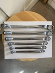 Snap-on 3/4-3/8 XO2428-1214 Pt Sae Flank Drive 60* Deep Offset Box Wrench. Fixed Price $195.00.