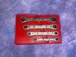 Snap On RB604S Sae Ratcheting Double Box End Wrench Set 3/8-13/16. Fixed Price $67.99.