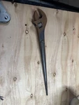 Vtg Proto Click Stop J712SC Adjustable Spud Wrench 1-1/2" Made In Usa 16". Fixed Price $70.00.