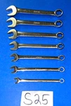 Snap-on Tools 7 Piece Sae. Short 15 Degree Offset Combination Wrench. Fixed Price $140.00.