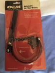 Oem Tools Adjustable Oil Filter Wrench With Handle #25078 2-1/2"- 4-1/2" New. Fixed Price $7.50.