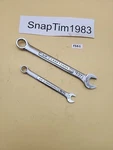 Craftsman 44697 5/8 Sae 12 Point Combination Wrench +VV44693 3/8" Usa. Fixed Price $24.99.