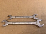 LOT/2 Husky Usa Double Open End WRENCHES,CE-2428 & CE-1922,3/4X7/8,19/32X11/16. Fixed Price $22.99.