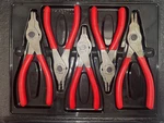 Snap-on SRPC105 Red Handle Piece Convertible Ring Retaining Pliers C27. Fixed Price $175.00.