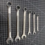 Rare 6PC Set Of Point Craftsman Usa Combination Wrenches Metric 9-19. Fixed Price $80.00.