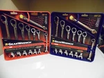 16PC Gearwrench 9533 9543 Rev. Ratcheting Combination Wrenches Sae & Metric. Fixed Price $150.00.
