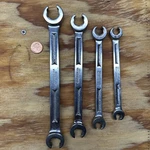 Snap-on Rxh 4 Pc Sae Point Flare Nut Line Wrench 3/8" 11/16" Usa !!. Fixed Price $80.00.