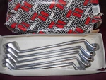 Nos Usag Wrench Double Offset Box Metric Ferrari Lamborghini Maserati Italy. Fixed Price $204.99.
