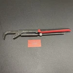 Snap On Tools PWZ2A 17" Red Black Soft Grip Handle Pliers Wrench. Fixed Price $70.00.