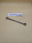 Snap-on Tools SOEX18 9/16" Sae Flank Drive Plus 12 Point Combo Chrome Wrench. Fixed Price $48.99.