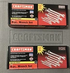 Nos Sears Craftsman 12PT Combination Wrench Bundle Sae & Metric 47242 47243 Usa. Fixed Price $89.99.