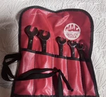 New Vintage Mac Tools 5PC Open End Flare Nut Wrench Set Sae SCOB5K. Fixed Price $147.99.