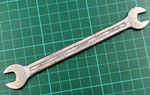Vintage Acesa NO702, 10MM X 3/8" Af, Open Ended Spanner /wrench Made Spain. Fixed Price $6.70.