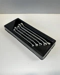 Snap On 5PC Metric Flank Drive Offset Box Wrench Spanner 10-19MM XBM605A. Fixed Price $205.74.