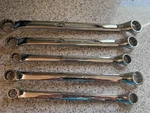 Snap-on Industrial Flank Drive Offset Box Wrenches Metric Sae. Fixed Price $195.55.