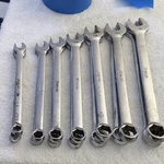 Snap-on Osh Combination Wrench Set Sae 7 Piece Chrome Steel Sizes 3/8-3/4. Fixed Price $225.00.