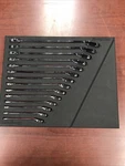 Snap-on FMWR05BR 14PC 6-19MM Ratcheting Wrench Set Flank Drive Plus Foam. Fixed Price $549.99.