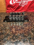 Mac Tools 10PC 1/2 Drive 6PT 10MM - 19MM Metric Socket Set SVM106BRPT (look). Fixed Price $83.99.