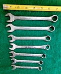 Vintage S-k Tools Metric Combination Set 9-15MM Usa Sk Wrenches. Fixed Price $49.50.