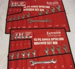 Special Deal: 2 Open End 4-WAY Angle Wrench Sets Sae & Metric Etc Extreme Torque. Fixed Price $169.95.