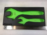 Snap On Green Foam Organizer For 8" & 12" Soft Grip Adjustable Wrenches-nice-. Fixed Price $119.99.