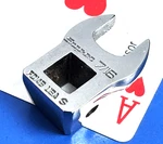 Snap-on 3/8" Drive 7/16" Open End Side-hole Crowfoot Socket Wrench FC14B New. Fixed Price $29.95.