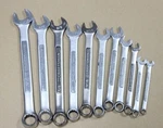 Craftsman 11PC Sae Std Standard Combination Wrench Set 12PT Tools Forged Usa. Fixed Price $50.00.