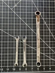 Lot Of 3 Vintage Easco Wrenches Box End & Double Open Made Usa. Fixed Price $29.99.