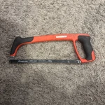 Snap-on Tools Bi-mold Soft Grip Handle Hacksaw HSG319 Red **super Nice**. Fixed Price $49.95.