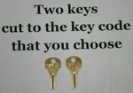 4201-4250 Pair Of Keys For Craftsman Tool Box Cut Your Code. Replacement. Fixed Price $8.00.