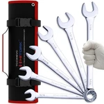 6-PIECE Large Sae Wrench Set, 12-POINT Box End, Drop Forged Chrome-plated Cr-.... Fixed Price $37.18.