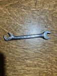 Snap 3/8"-11/32" 15 60 Sae Chrome Offset Open End Ignition Wrench DS2422A. Fixed Price $14.00.