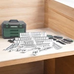 220 Piece Mechanic's Tool Set With Case Masterforce Control Drive Sae/metric New. Fixed Price $269.95.