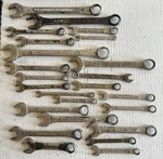 24 Combination Wrenches Standard Open / Boxed Ends Doubles Tatools Durabuilt Vgc. Fixed Price $25.00.