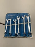 Vintage Cornwell Combination Wrench Set 7/16 1/2 9/16 5/8 11/16 3/4 12 Pt. Fixed Price $47.99.