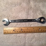 Mac Tools Reversible Ratchet Wrench 1/2 Combination RW0212PTA Point. Fixed Price $27.95.